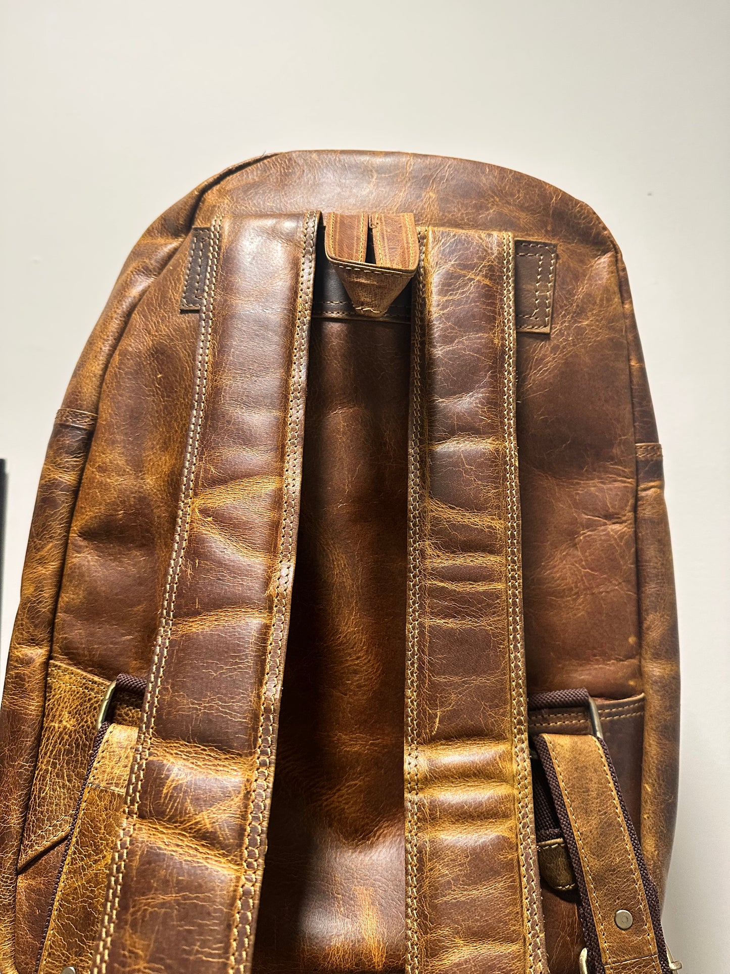 Vintage Crazyhorse Leather Backpack