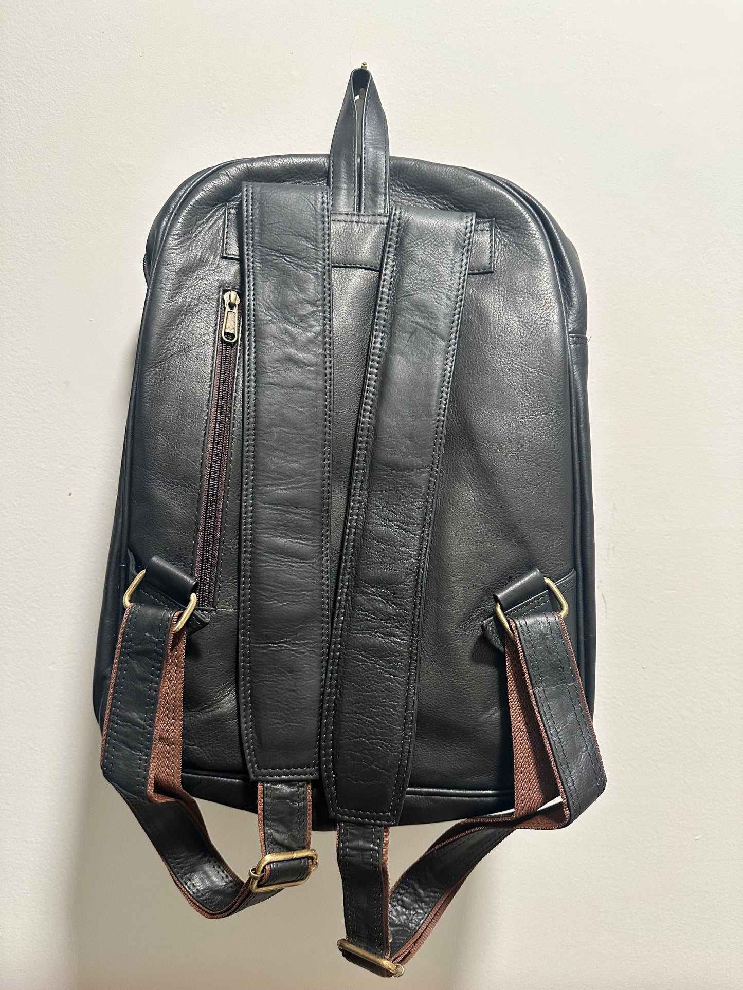 Vintage Genuine Cowhide Leather Backpack